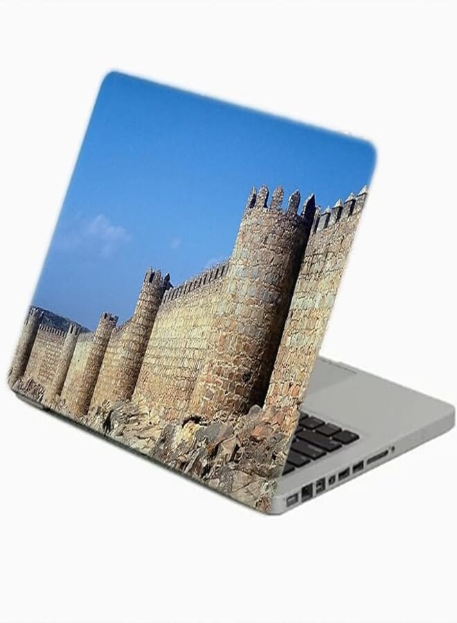 TAT Stains Liquid Texture Printed Laptop Sticker Multicolour-15.6 inch-4976